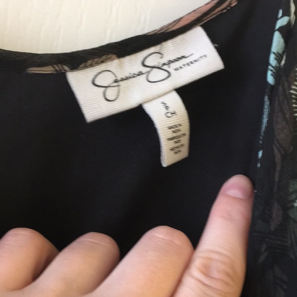 Small maternity Jessica Simpson maxi dress - Picture 2 of 3